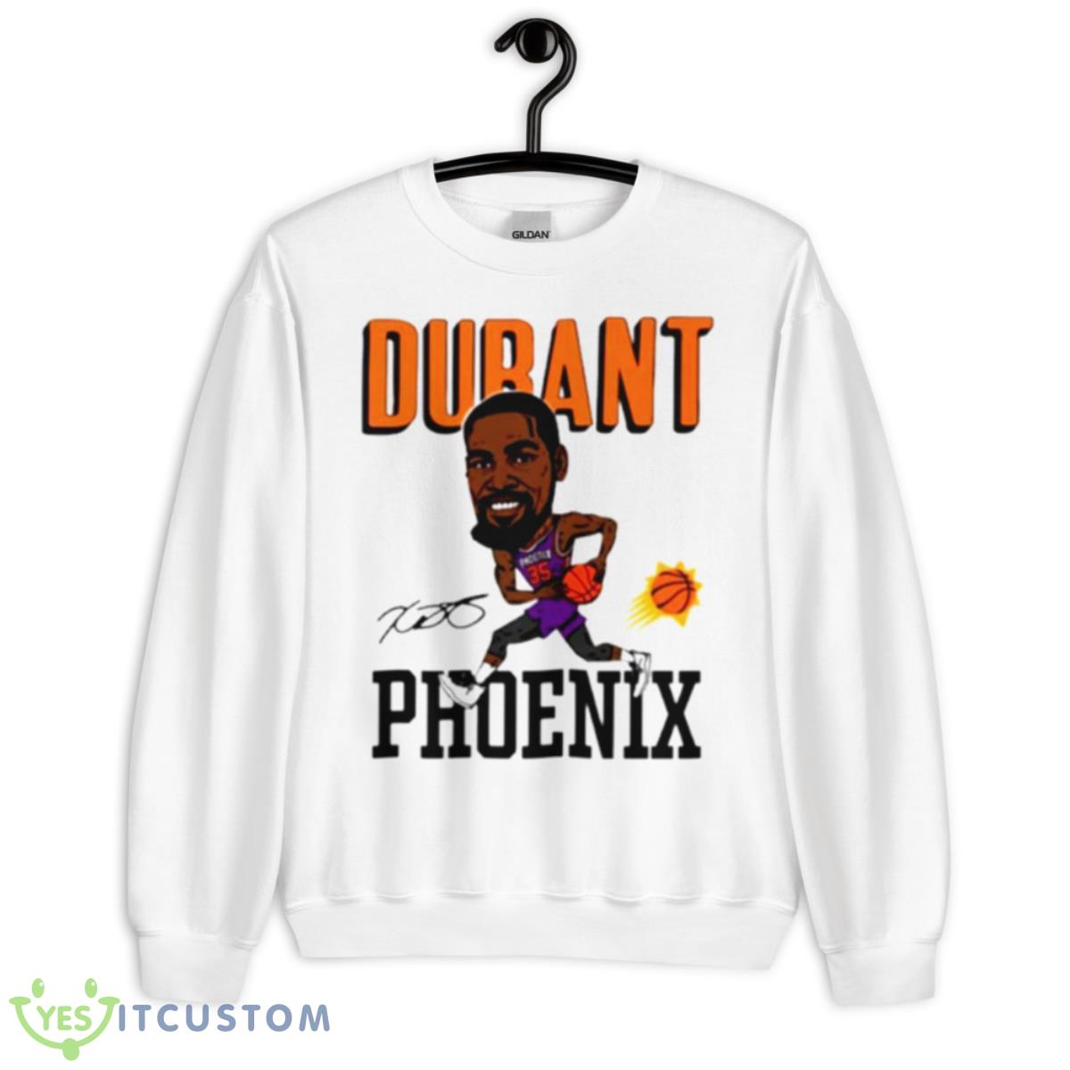 Kevin Durant Phoenix Suns Caricature Tri Blend Shirt 2 Kevin Durant Phoenix Suns Caricature Tri Blend Shirt - Unisex Heavy Blend Crewneck Sweatshirt