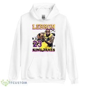 KING Lebron James 90s Vintage Bootleg Style Shirt 7 KING Lebron James 90s Vintage Bootleg Style Shirt - Unisex Heavy Blend Hooded Sweatshirt