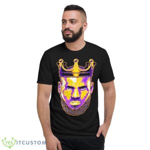 King Lebron James Los Angeles Lakers Shirt - Short Sleeve T-Shirt