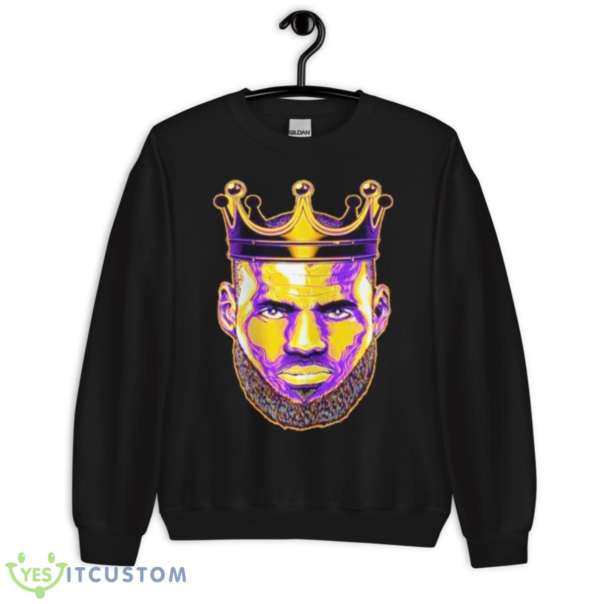 King Lebron James Los Angeles Lakers Shirt 3 King Lebron James Los Angeles Lakers Shirt - Unisex Crewneck Sweatshirt