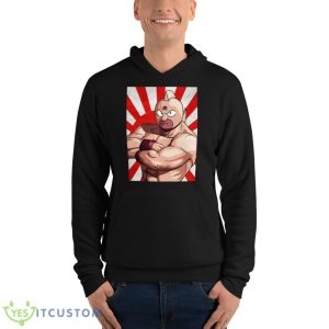 Kinnikuman Rising Sun Shirt 9 Kinnikuman Rising Sun Shirt - Unisex Fleece Pullover Hoodie