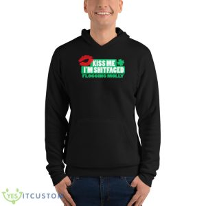 Kiss Me I’m Shitfaced Flogging Molly Shirt - Unisex Fleece Pullover Hoodie