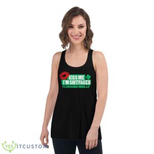 Kiss Me I’m Shitfaced Flogging Molly Shirt - Women's Flowy Racerback Tank