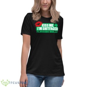 Kiss Me I’m Shitfaced Flogging Molly Shirt - Women's Relaxed Short Sleeve Jersey Tee