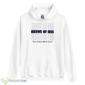 Krewe Of Iris Have A Nice MardI Gras Shirt - Unisex Heavy Blend Hooded Sweatshirt