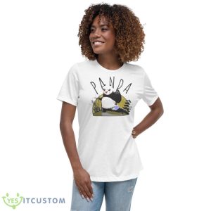Kung Fu Panda Fighting Mode On Shirt - Women's Relaxed Short Sleeve Jersey Tee