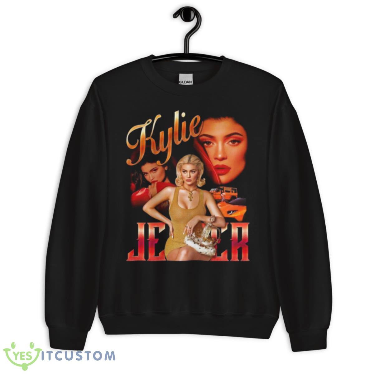 Kylie Jenner Portrait Shirt 3 Kylie Jenner Portrait Shirt - Unisex Crewneck Sweatshirt