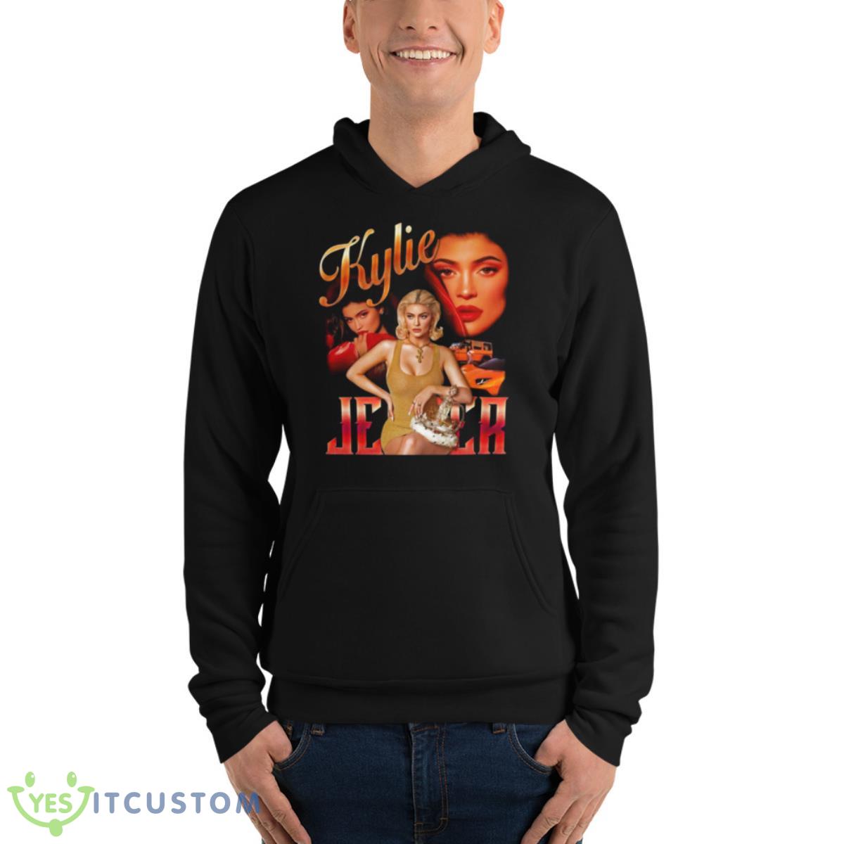 Kylie Jenner Portrait Shirt 13 Kylie Jenner Portrait Shirt - Unisex Fleece Pullover Hoodie
