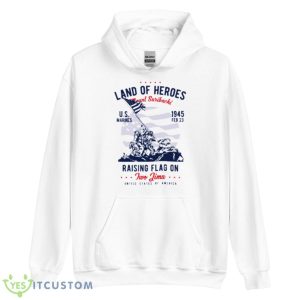 Land Of Heroes Jwo Jima Shirt - Unisex Heavy Blend Hooded Sweatshirt