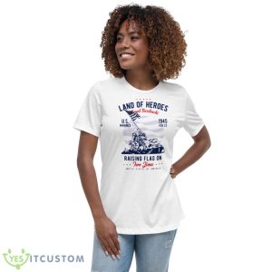 Land Of Heroes Jwo Jima Shirt - Women's Relaxed Short Sleeve Jersey Tee