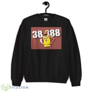 Lebron James 38388 Record Breaking Shirt - Unisex Crewneck Sweatshirt