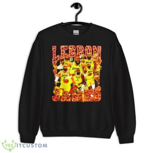 Lebron James 90s Vintage Bootleg Style Shirt - Unisex Crewneck Sweatshirt