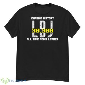 Lebron James LA Lakers Chasing History 38388 All Time Point Leader Shirt - G500 Men’s Classic T-Shirt