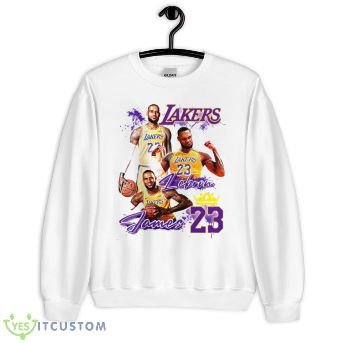Lebron James Lakers Leading Scorer Shirt 2 Lebron James Lakers Leading Scorer Shirt - Unisex Heavy Blend Crewneck Sweatshirt