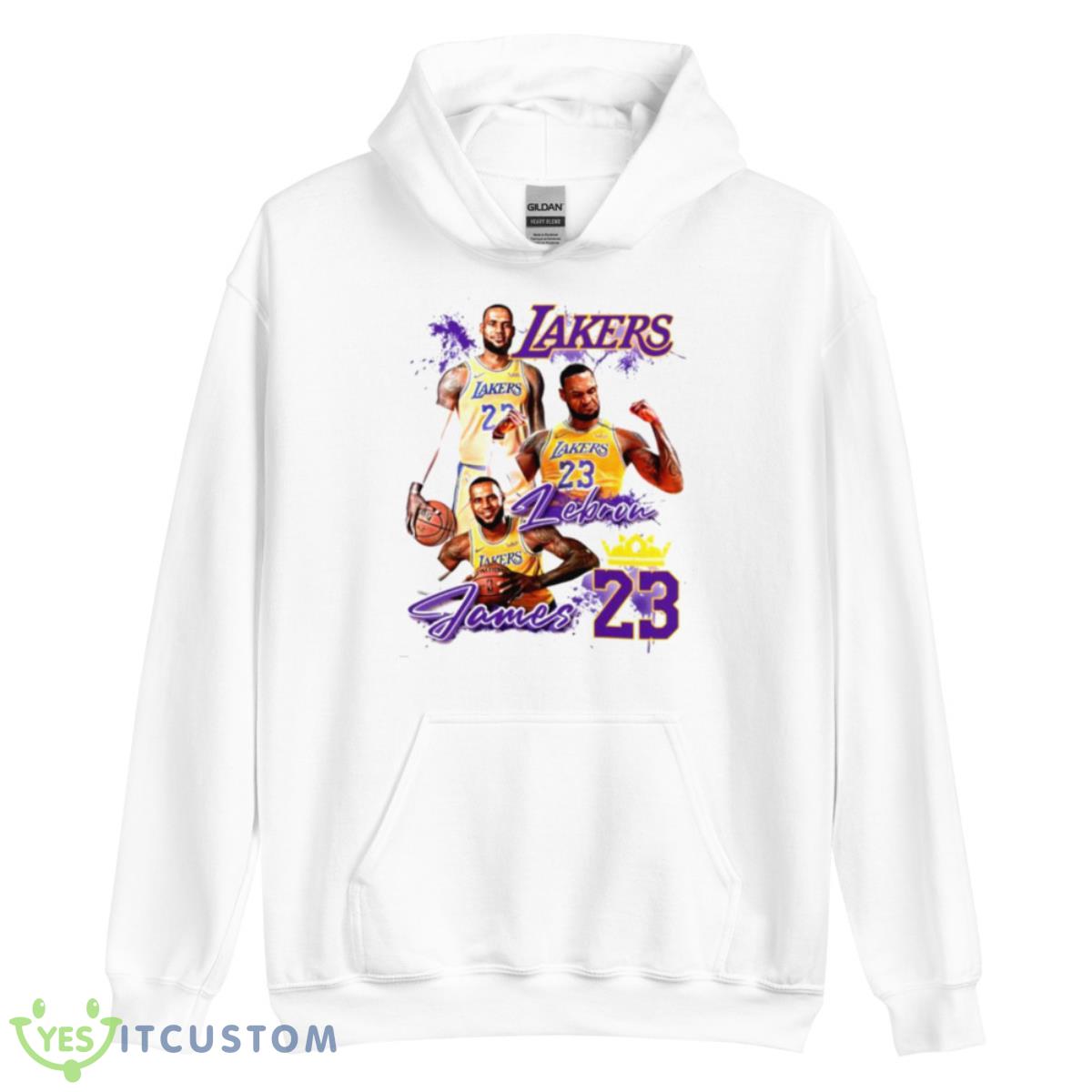 Lebron James Lakers Leading Scorer Shirt 3 Lebron James Lakers Leading Scorer Shirt - Unisex Heavy Blend Hooded Sweatshirt