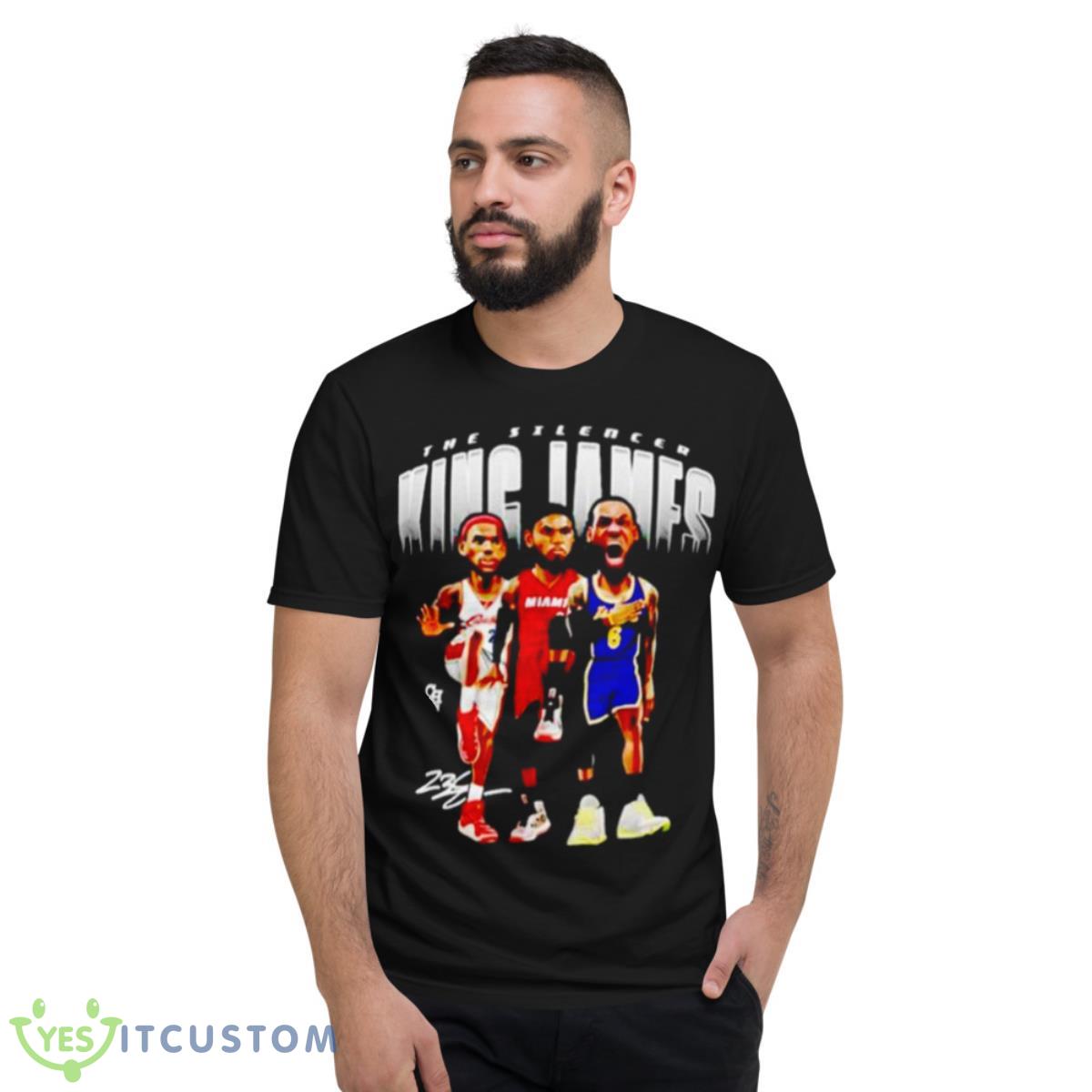 Lebron James The Silencer King James Shirt 2 Lebron James The Silencer King James Shirt - Short Sleeve T-Shirt