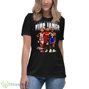 Lebron James The Silencer King James Shirt 11 Lebron James The Silencer King James Shirt - Women's Relaxed Short Sleeve Jersey Tee