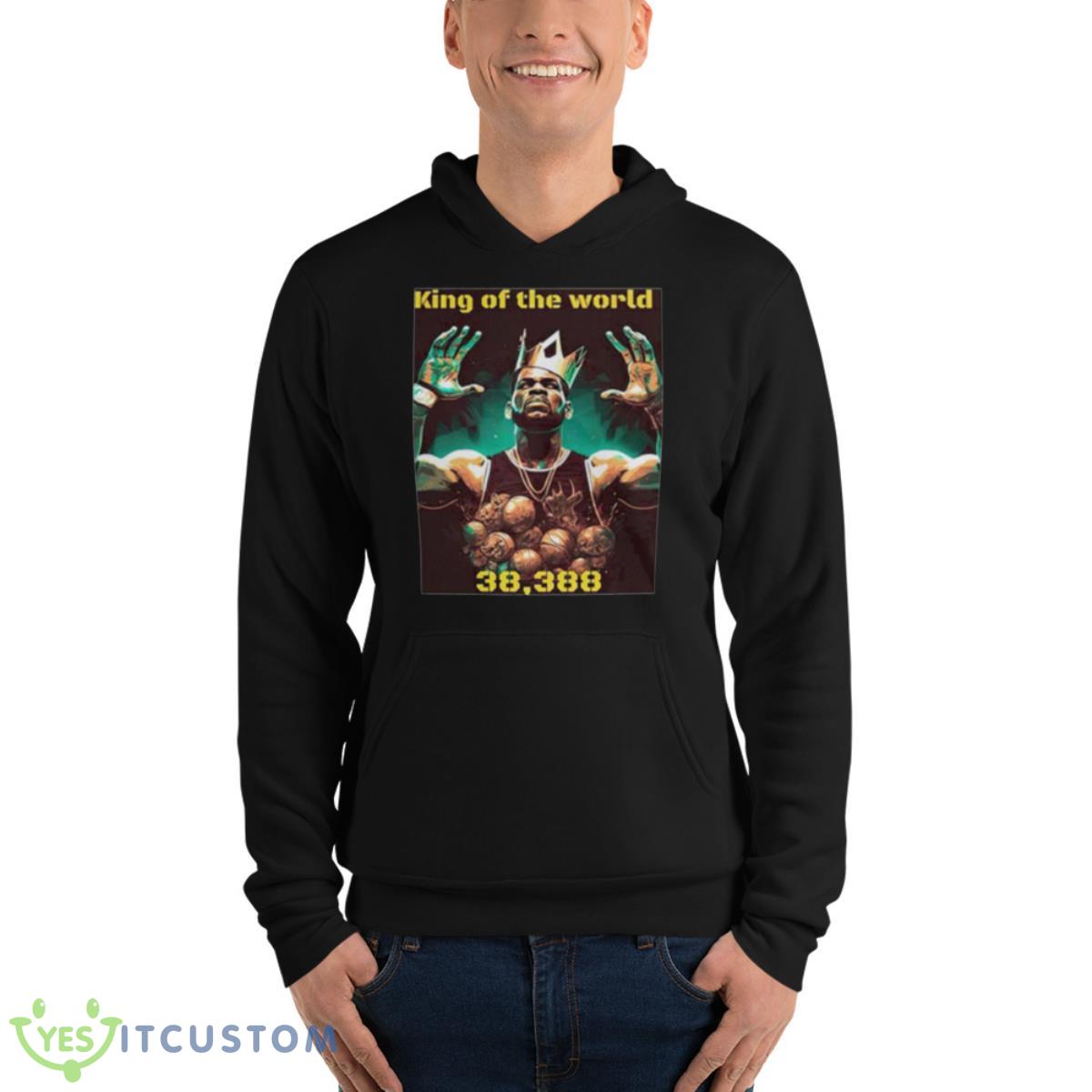 Lebron King Of The World 38388 Shirt 4 Lebron King Of The World 38388 Shirt - Unisex Fleece Pullover Hoodie