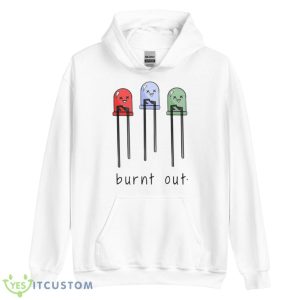 Led Burnt Out Three Amigos Shirt - Unisex Heavy Blend Hooded Sweatshirt