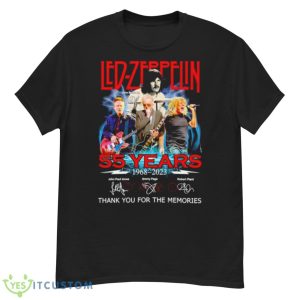 Led Zeppelin 55 Years Anniversary 1968 2023 Thank You For The Memories Signatures Shirt - G500 Men’s Classic T-Shirt