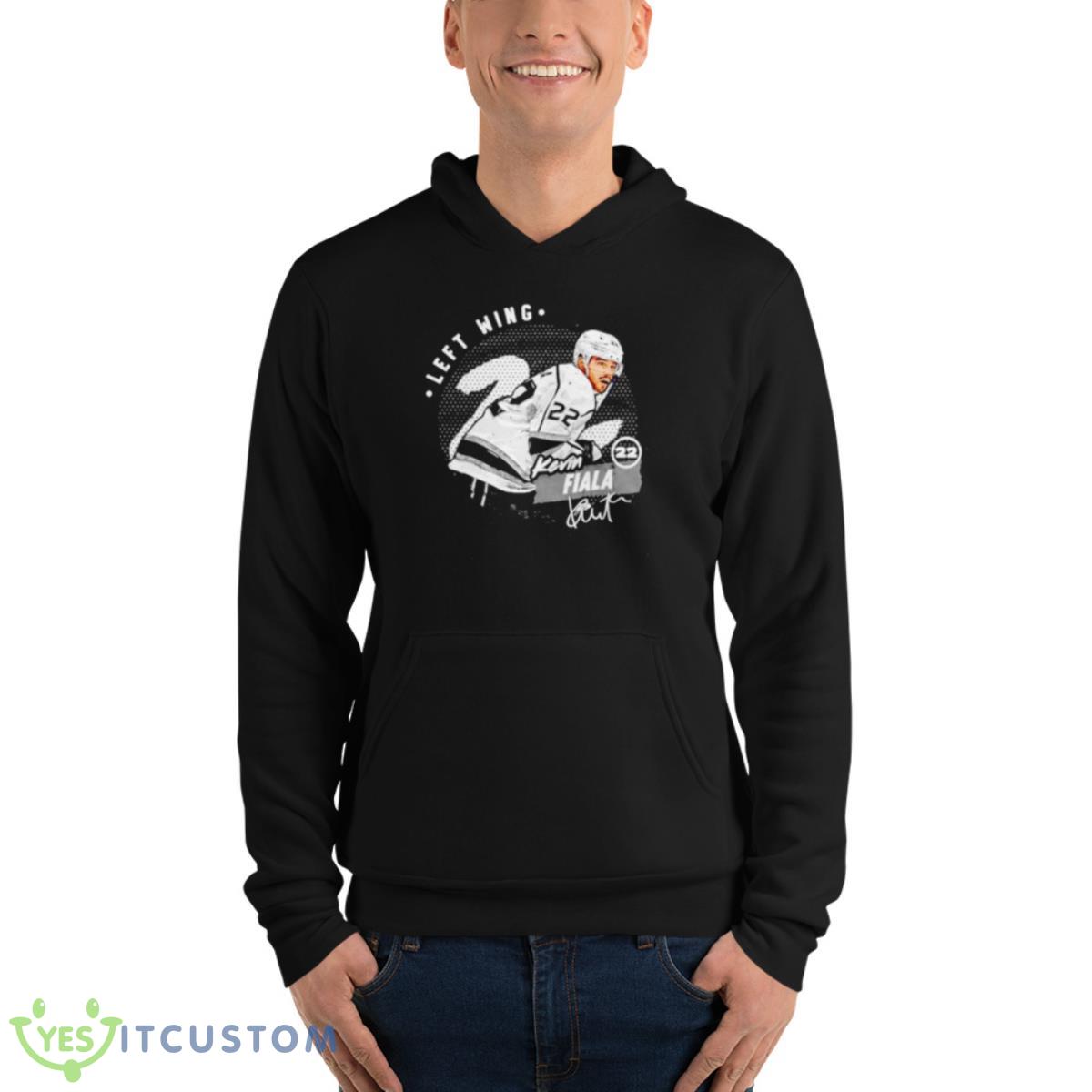 Left Wing Kevin Fiala Los Angeles Kings Dots Shirt 4 Left Wing Kevin Fiala Los Angeles Kings Dots Shirt - Unisex Fleece Pullover Hoodie