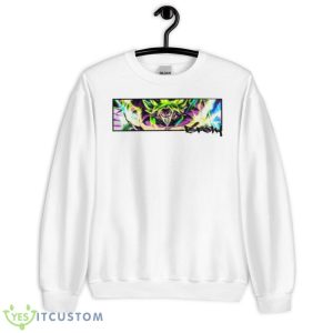 Legendary Ssj Broly In Rectangle Dragon Ball Shirt - Unisex Heavy Blend Crewneck Sweatshirt