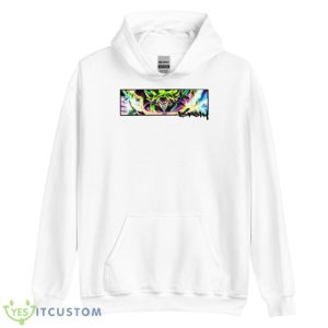 Legendary Ssj Broly In Rectangle Dragon Ball Shirt - Unisex Heavy Blend Hooded Sweatshirt