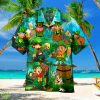 Leperchaun Drink Beer Patrick Day Hawaiian Shirt Product Photo 1