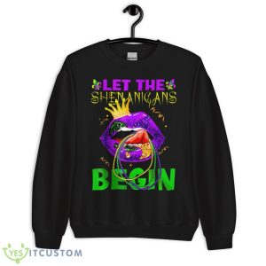 Let Shenanigans Begin Mardi Gras Sexy Lips Shirt 8 Let Shenanigans Begin Mardi Gras Sexy Lips Shirt - Unisex Crewneck Sweatshirt