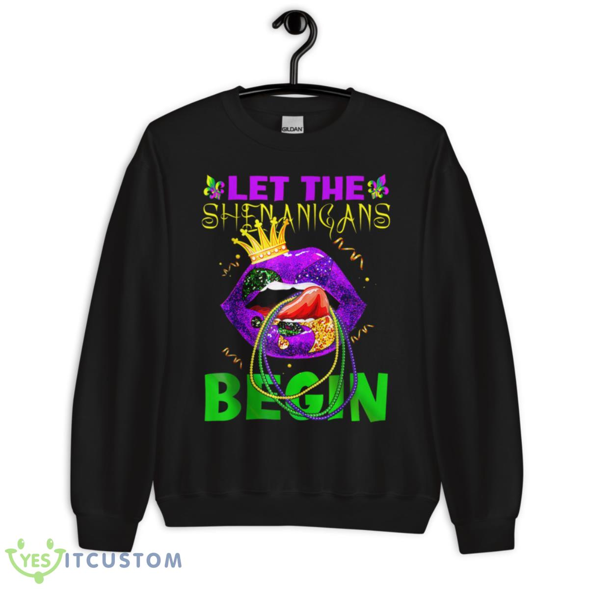 Let Shenanigans Begin Mardi Gras Sexy Lips Shirt 13 Let Shenanigans Begin Mardi Gras Sexy Lips Shirt - Unisex Crewneck Sweatshirt