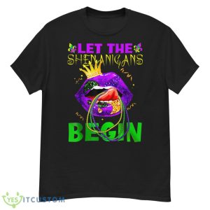 Let Shenanigans Begin Mardi Gras Sexy Lips Shirt - G500 Men’s Classic T-Shirt