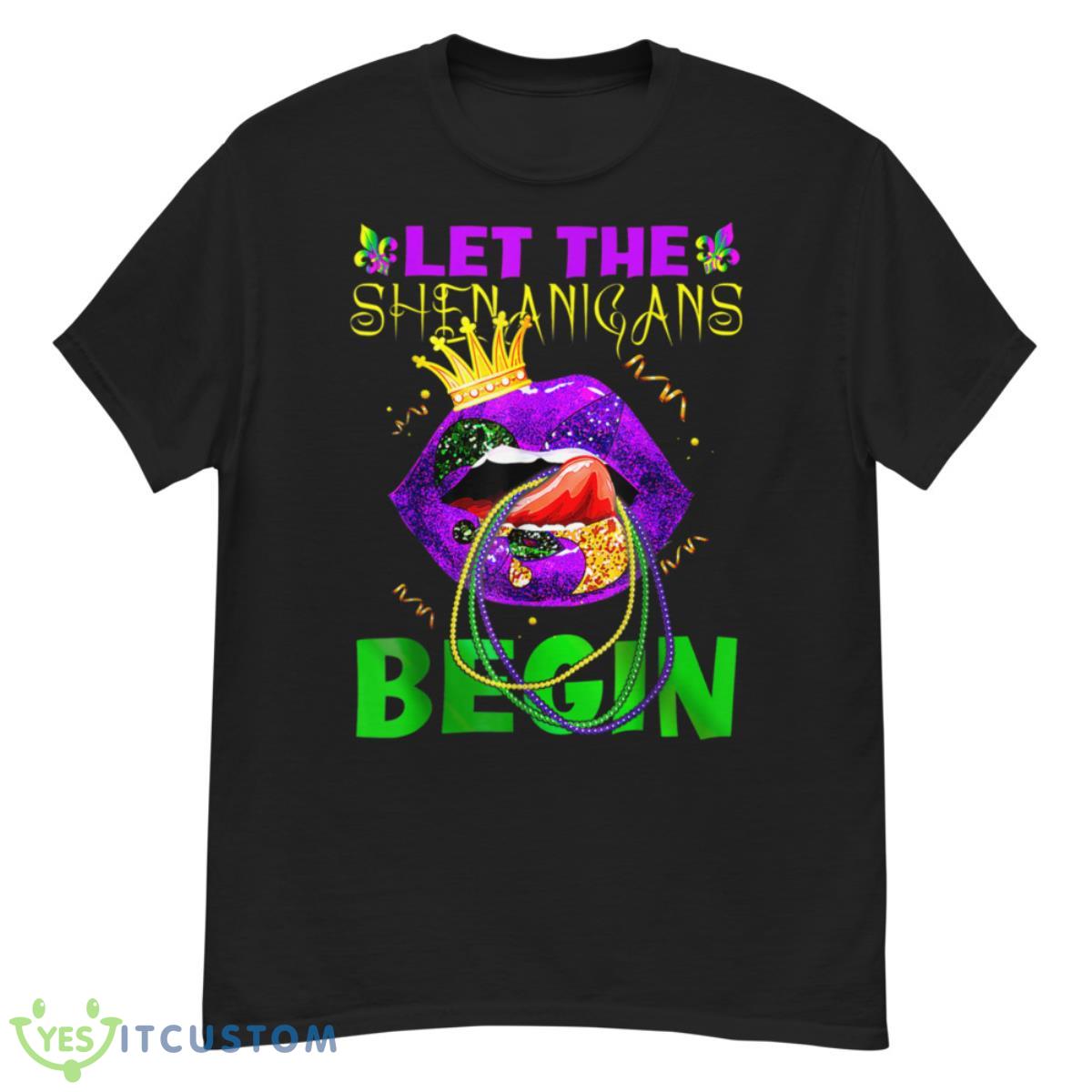 Let Shenanigans Begin Mardi Gras Sexy Lips Shirt 12 Let Shenanigans Begin Mardi Gras Sexy Lips Shirt - G500 Men’s Classic T-Shirt