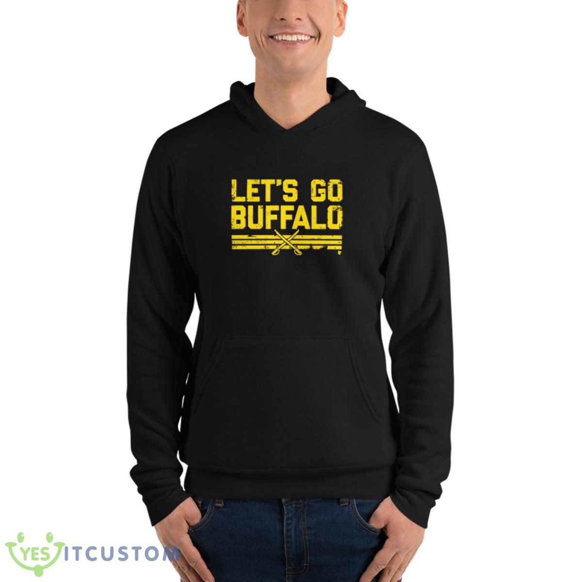 Let's Go Buffalo Hockey Shirt 4 Let's Go Buffalo Hockey Shirt - Unisex Fleece Pullover Hoodie