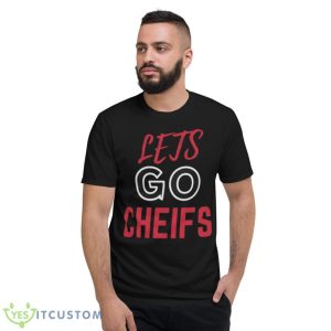 Lets Go Chiefs Kansas City Football Team Gift For Fans T Shirt - Short Sleeve T-Shirt