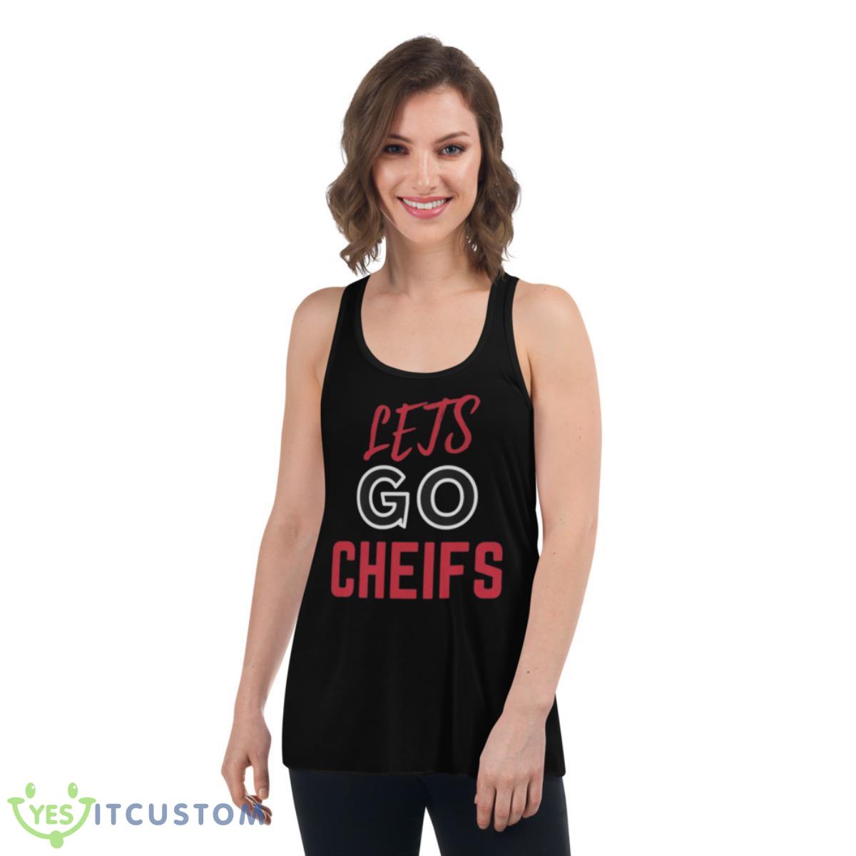 Lets Go Chiefs Kansas City Football Team Gift For Fans T Shirt 5 Lets Go Chiefs Kansas City Football Team Gift For Fans T Shirt - Women's Flowy Racerback Tank