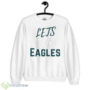 Lets Go Eagles Philadephia Team Football Fan Gift Shirt - Unisex Heavy Blend Crewneck Sweatshirt