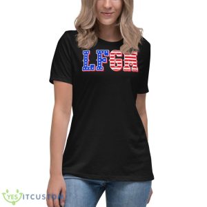 LFGM USA New York Baseball Shirt - Women's Relaxed Short Sleeve Jersey Tee