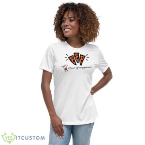 Little Caesars Slices Of Happiness Shirt - Women's Relaxed Short Sleeve Jersey Tee