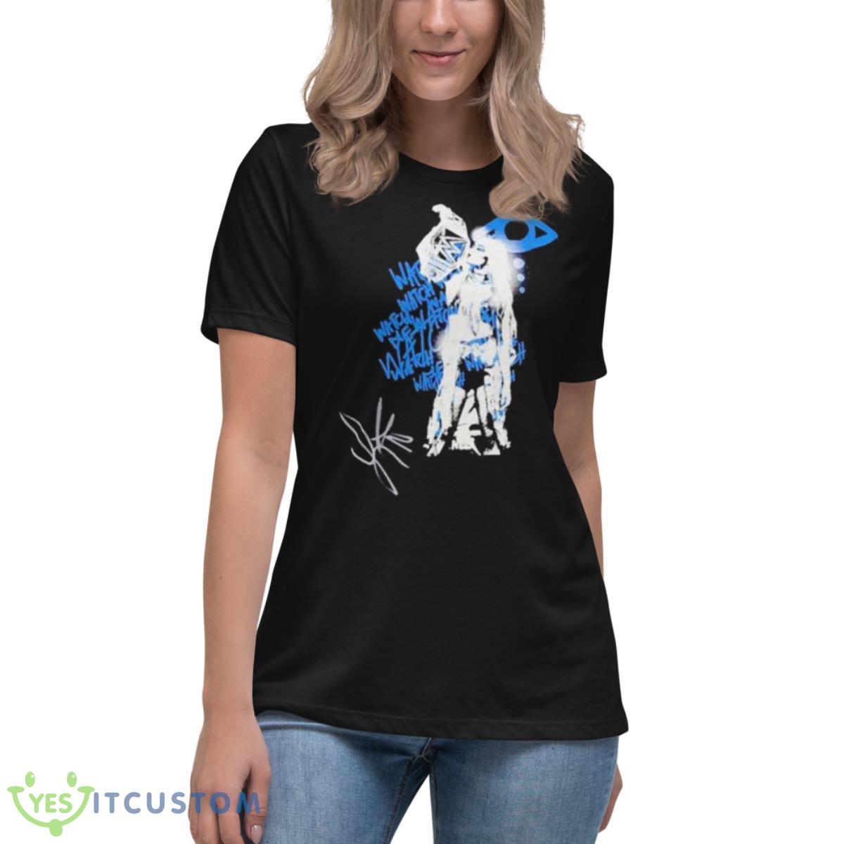 Liv Morgan Watch Me Title WWE Shirt 6 Liv Morgan Watch Me Title WWE Shirt - Women's Relaxed Short Sleeve Jersey Tee