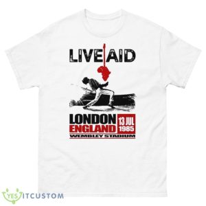 Live Aid Concert At Wembley Stadium Shirt - 500 Men’s Classic Tee Gildan