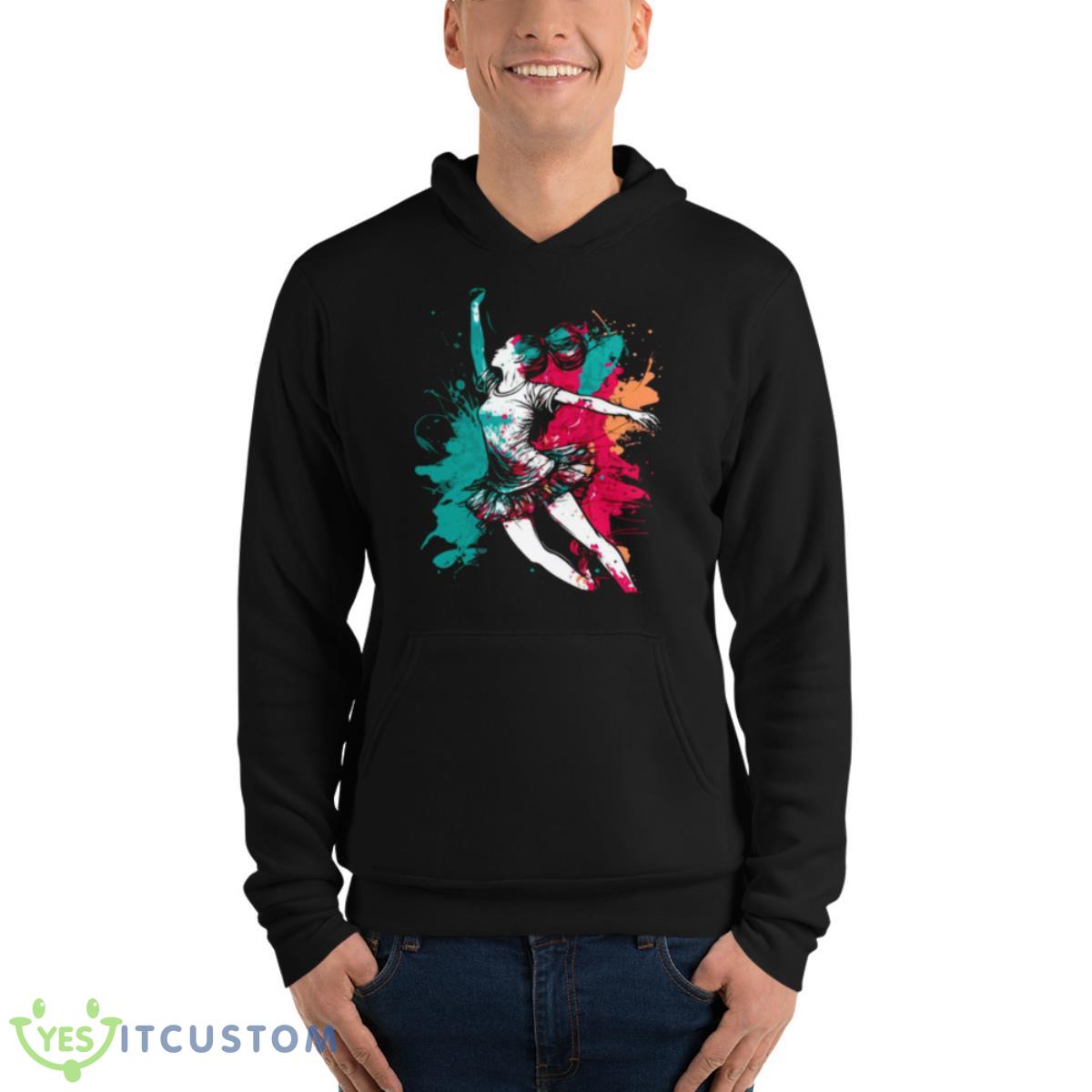 Ljeana Cartoon Design Ballet Shirt 4 Ljeana Cartoon Design Ballet Shirt - Unisex Fleece Pullover Hoodie