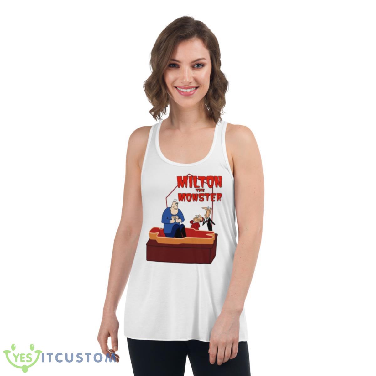 Logotype Milton The Monster Shirt 4 Logotype Milton The Monster Shirt - Women's Flowy Racerback Tank