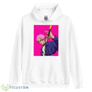 Long Sword Trunks Dragon Ball Kanji Text Shirt 7 Long Sword Trunks Dragon Ball Kanji Text Shirt - Unisex Heavy Blend Hooded Sweatshirt