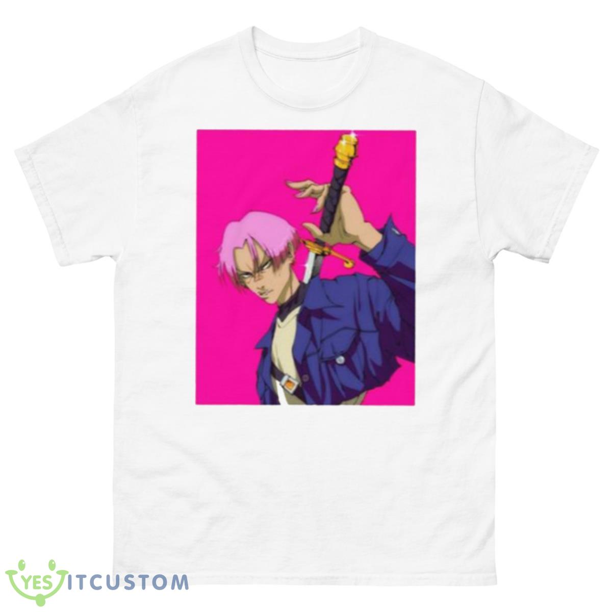 Long Sword Trunks Dragon Ball Kanji Text Shirt 10 Long Sword Trunks Dragon Ball Kanji Text Shirt - 500 Men’s Classic Tee Gildan