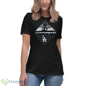 Los Angeles Dodgers Cactus League 2023 MLB Spring Training Diamond Shirt - Women's Relaxed Short Sleeve Jersey Tee