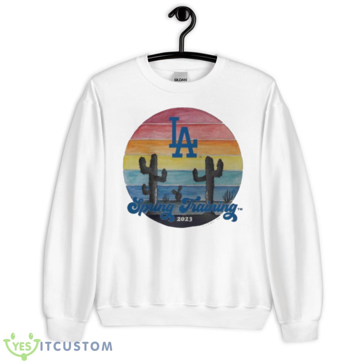 Los Angeles Dodgers Spring Training 2023 Vintage Shirt 2 Los Angeles Dodgers Spring Training 2023 Vintage Shirt - Unisex Heavy Blend Crewneck Sweatshirt