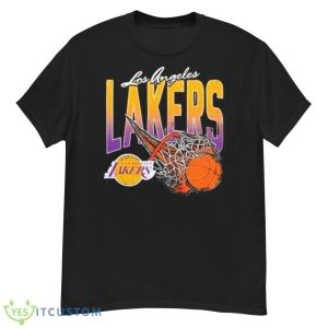 Los Angeles Lakers On Fire NBA Shirt - G500 Men’s Classic T-Shirt