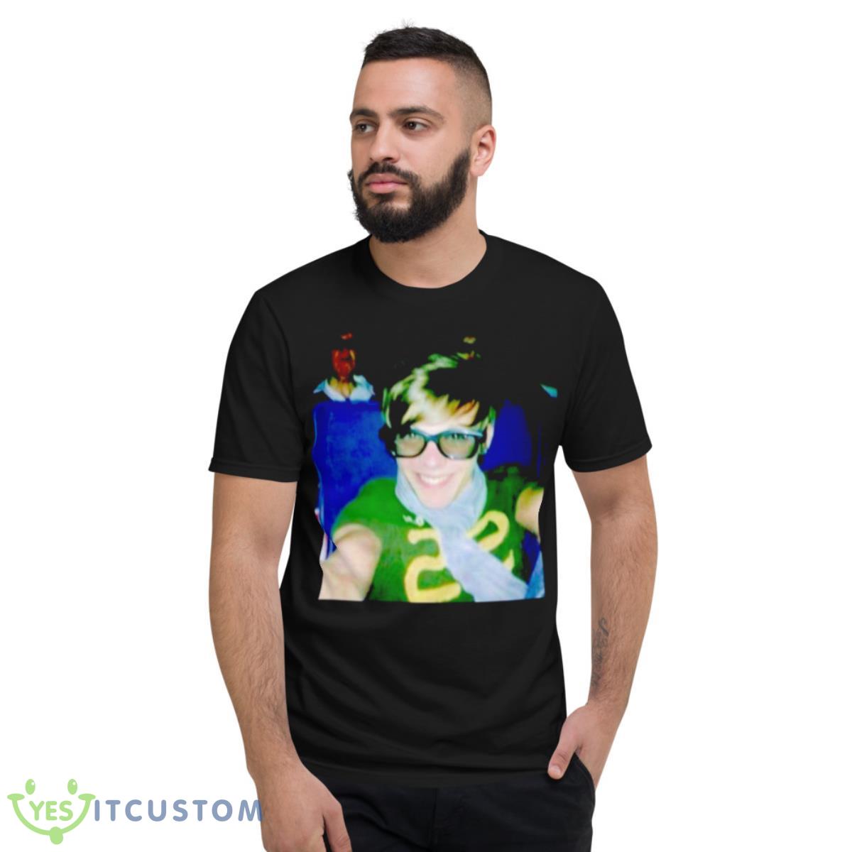 Louis Tomlinson Movie Theatre Selfie Meme Shirt 2 Louis Tomlinson Movie Theatre Selfie Meme Shirt - Short Sleeve T-Shirt