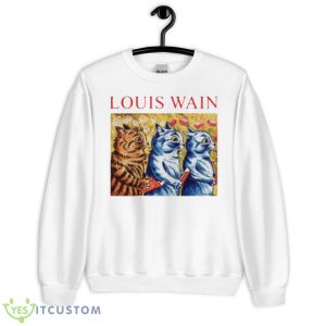 Louis Wain Three Cats Singing Shirt - Unisex Heavy Blend Crewneck Sweatshirt