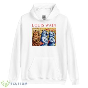 Louis Wain Three Cats Singing Shirt 7 Louis Wain Three Cats Singing Shirt - Unisex Heavy Blend Hooded Sweatshirt